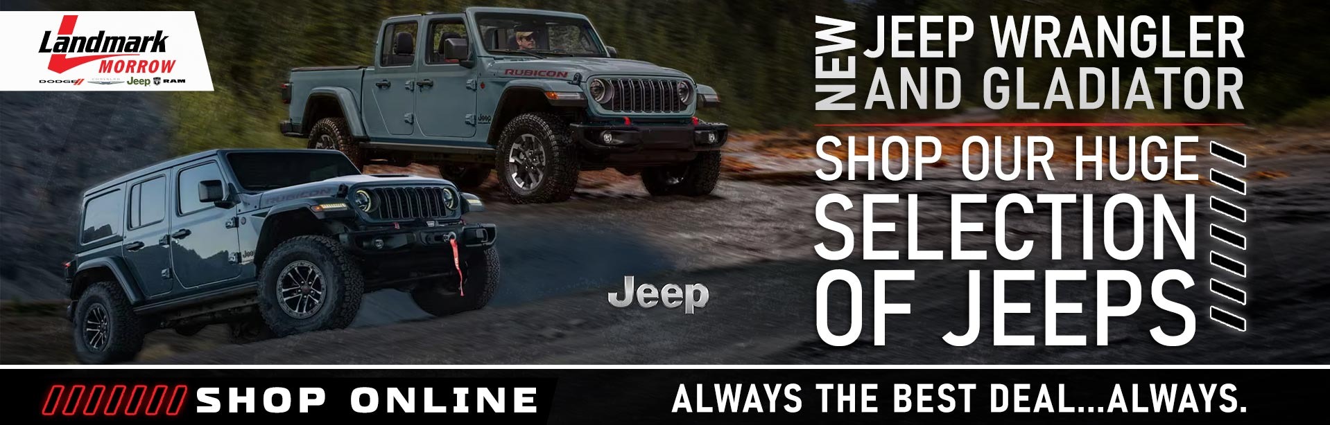 2026 Jeep Gladiator & Wrangler - Test Drive Today